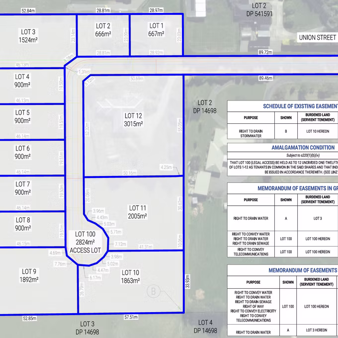 12 Lot Residential Subdivision