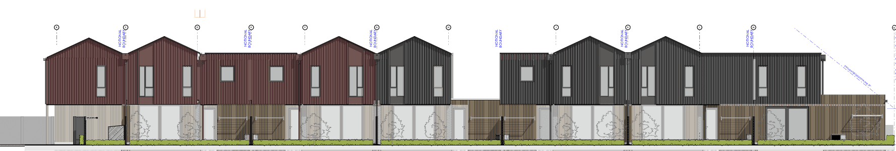 14 Unit Townhouse Development — project view 2