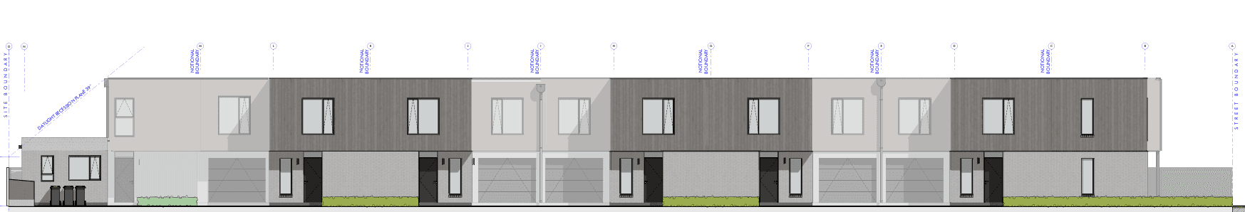 14 Unit Townhouse Development — project view 3