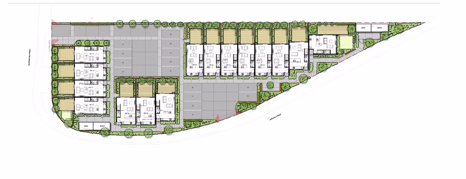 15 Unit Townhouse Development — project view 4