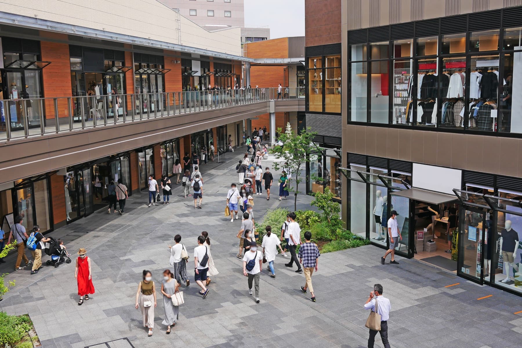 A thoughtfully designed public plaza