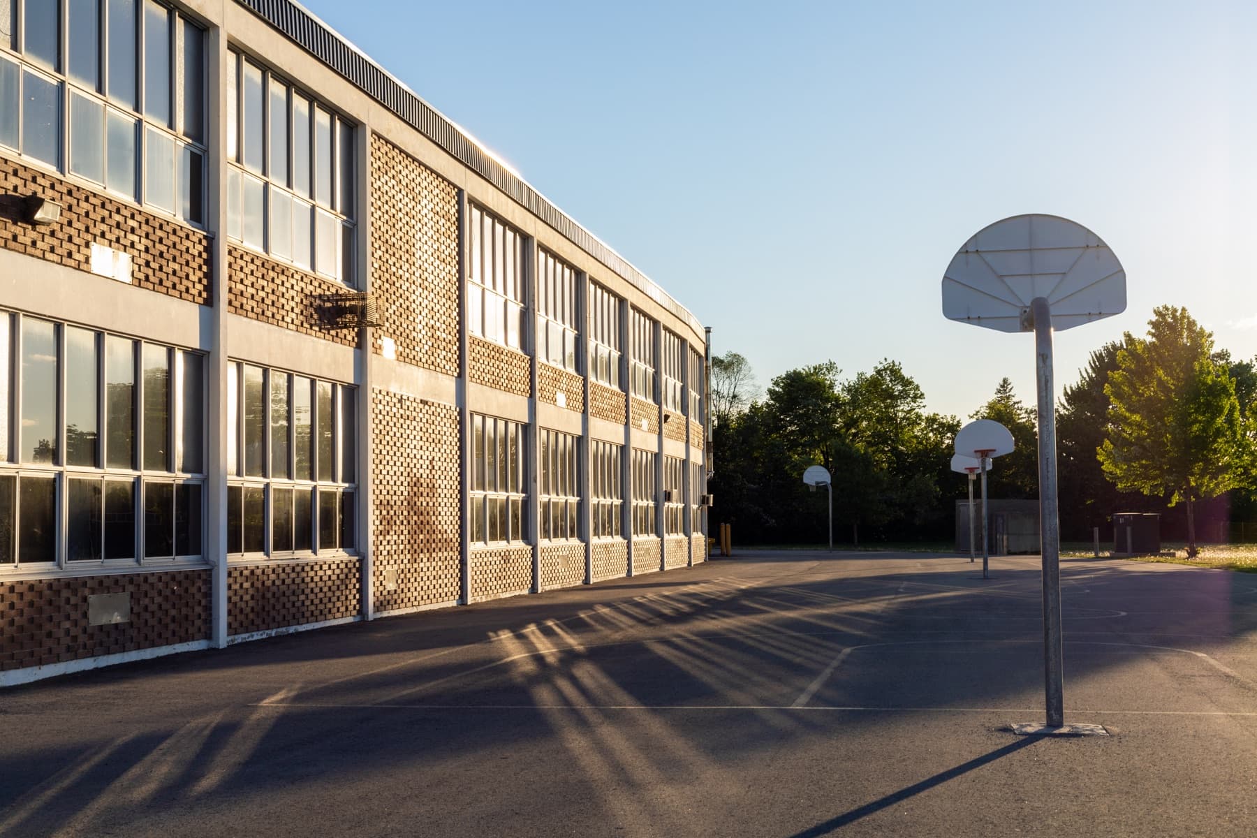 School grounds and buildings